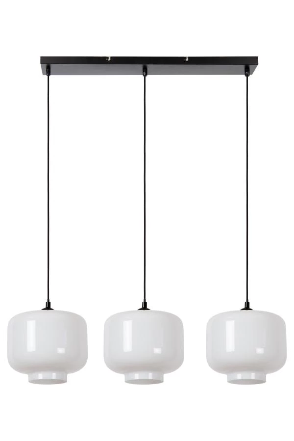 Lucide MEDINE - Pendant light - 3xE27 - Opal - off